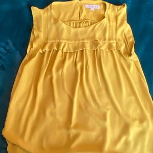 LOFT Ruffle Sleeveless Shell